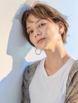 エムスラッシュ みなとみらい馬車道店(M SLASH)&nbsp;M.SLASH馬車道/スタイリッシュ/小顔ショート/シアーベージュz1