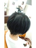 ブルーグレー+ショート