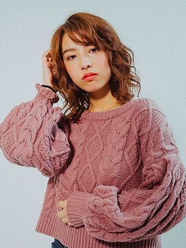 銀座ラボ 蕨東口店(LA BO) 大人可愛いウェーブスタイル