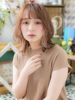 カバーヘア ブリス 上尾西口店(COVER HAIR bliss)&nbsp;斜めバングで目力UP！外国人風バイカラーb上尾20代30代40代