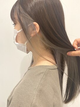 バサ 江古田店(BASSA) 【透け感】グレーのインナーカラー