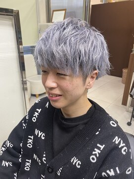 バーバーショップグランツ(Bar ber Shop GRAnt'z) ホワイトシルバーマッシュ