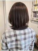 ナチュラル可愛いレイヤーボブ