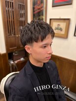 ヒロギンザバーバーショップ 神楽坂店(HIRO GINZA BARBER SHOP)&nbsp;ショートマッシュ