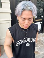 エミス バイ メルト 吉祥寺(emis by melt)&nbsp;【堀惠洋平】メンズハイトーンホワイトカラーセンターパート