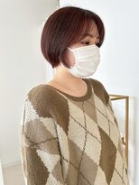 コト 福井大和田店(coto)&nbsp;福井　大和田　ショートボブ　ショートヘア　オレンジブラウン