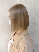 アルバム 渋谷パルコ(ALBUM) ホワイトグレージュ_チェリーブラウンフェミニンロング_ba416562