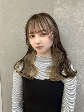 ロンド 表参道店(Lond) 前髪インナーカラーが可愛い！フェイスフレーミングかわいい！