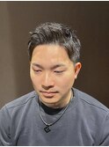 ビジネスフォーマル ツーブロックベリーショート オールバック