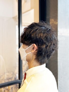 ココネ(cocone) マッシュウルフ+スパイラルパーマ