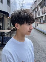 オムファミーユラグ(homme, famille raugh) 緩め波巻きスパイラル