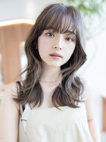 ケアリー 大日(Carelly)&nbsp;デザインカラー/レイヤーカット/ウェットヘア/オリーブベージュ