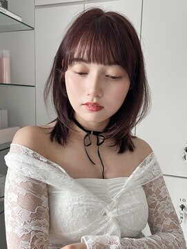 ロンドアンメゾン 原宿(Lond un Maison.) こなれミディ/レイヤー/ぱっつん前髪/イメチェン/ワンカール