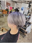 ブリーチカラーハイトーンホワイトシルバーアッシュ