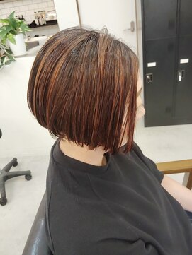 リーフ ヘア 上田美容研究所(Lief hair) ブリーチ無しハイライト