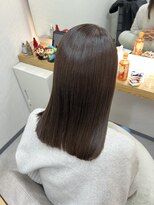 エクラートリアーラ 町田店(ECLART Reala)&nbsp;縮毛矯正×艶グレージュ【町田/髪質改善】