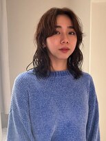 ノラギンザユー(NORA GINZA/U)&nbsp;ウルフパーマレイヤーパーマニュアンスパーマカジュアルパーマ