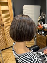 アルター(aL ter)&nbsp;ハイライトカラー［イメチェン/外ハネボブ/美髪］長野歌穂