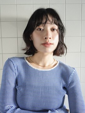 ラヴィズム(LUVISM) ミディアムロング顔周りレイヤーおくれ毛前髪万代新潟