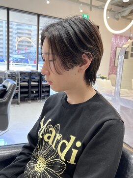 髪屋 紬 メンズ/メンズパーマ/メンズカット/センターパート