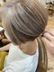 ヌンクマールス(NUNC malus)の写真/【白髪ぼかし☆カット+ハイライト+アディクシーカラー+Tr24200円→18480円】あなたに似合う色味をご提案♪