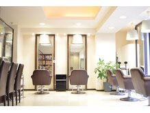 ヘアーサロン シェール(hair salon Cher)の雰囲気（広々した店内で少人数制なのでゆったり過ごせる静かな空間です）