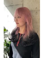 ヌエン 渋谷(NU/EN)&nbsp;ローレイヤー×ピンクブラックカラー