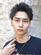 メンズフィール 南森町(MENS FEEL)&nbsp;■スペインカール/スパイキーショート/ブルーブラック/南森町