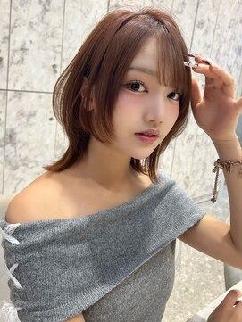 ルームバイシー 新宿(Loom. by Sea) イメチェン×ボブレイヤー[韓国/新宿/顔まわり]松本