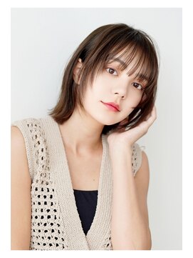 新宿 セイヴィアン ヘアーギャラリー(Savian Hair garelly) 【新宿Savian】グレージュ外はねボブ