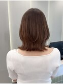 ◯ オリーブグレー/韓国/レイヤーカット/髪質改善/縮毛矯正/札幌