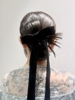 ティエナビューティー(TIENA BEAUTY)&nbsp;結婚式お呼ばれヘア　リボンヘア