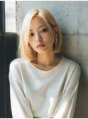 前髪顔まわりカット/外ハネボブ/丸みボブ/ショートボブ