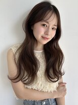 バイオレット 栄店(Violet)&nbsp;ロングレイヤー/シースルーバング/顔まわりカット/ブラウン