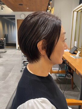 スパイスアヴェダ サロンアンドスパ 玉川高島屋SC店(SPICE AVEDA salon&spa) 30代40代50代 大人可愛いショート【SPICE AVEDA岡部】