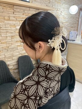 アロマ ヘアー ルーム 新宿店(AROMA hair room) 成人式/卒業式セット☆和装/袴/花冠/リボンアレンジ/まとめ髪
