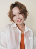 〈a11〉ショート韓国ボブハイライト髪質改善ブリーチ前髪20代30