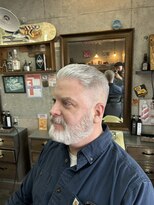 アールズ ヘア(R's hair)&nbsp;MEN’S HAIR/サーフカール/刈り上げセンターパート/印西