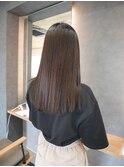 【ロング/顔周りレイヤー/髪質改善ストレート】