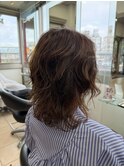 癖毛風ウルフパーマ
