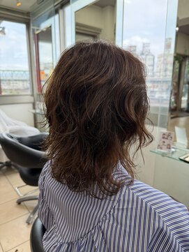 銀座ラボ 蕨西口店(LA BO) 癖毛風ウルフパーマ