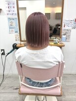 エルフ(elf)&nbsp;姫路/ピンクシルバー/タッセルボブ/大人可愛いピンクカラー