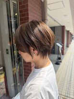 シアン 大倉山店(CYAN)&nbsp;☆軽めショートにグレージュカラー☆