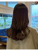 アズグロウ エクラ(AS GROW 'eclat) 艶感ロング×柔らかブラウンイメチェン