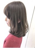 ☆明るめでも艶感重視のアッシュグレージュカラー☆