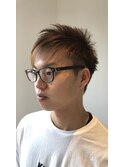 ツーブロックショート