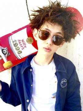 ネオリーブアイム 横浜西口店(Neolive aim) ツイストパーマツーブロックショートレイヤーアップバング横浜