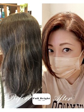 フルブライト(Full Bright) 印象変化美容師『ちょっとのこだわり』これが貴女を大きく変える