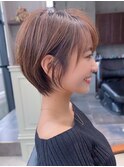 大人かわいい小顔ショートボブショートヘア20代30代40代表参道