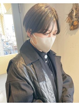 エンシー(ENCI) ハンサムショート/オリーブベージュ